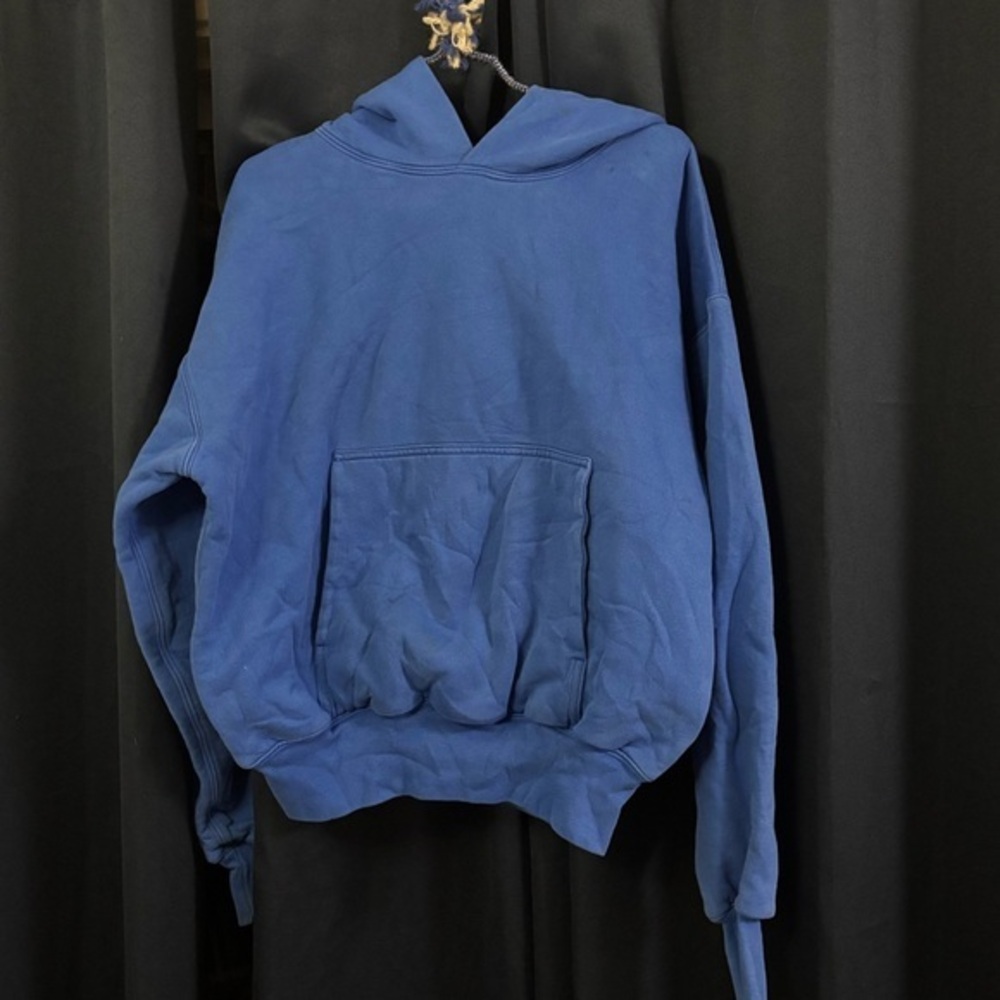 Blue double layere Yeezy GAP Hoodie